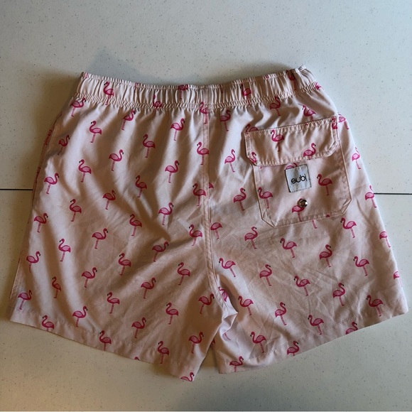 Eubi Pink Flamingo Swim Shorts Size S - Picture 2 of 8
